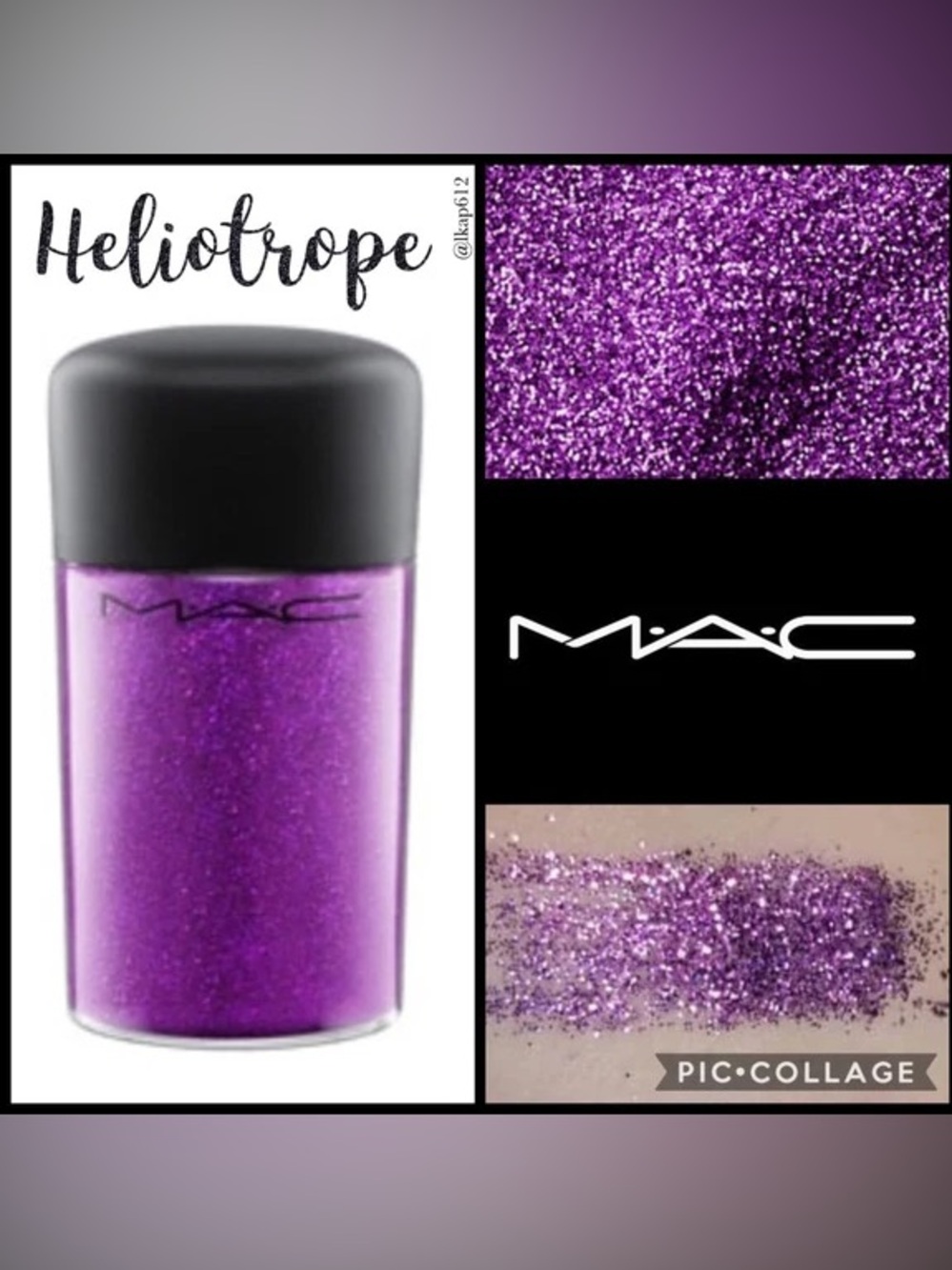 🆕💜MAC: HELIOTROPE Glitter
